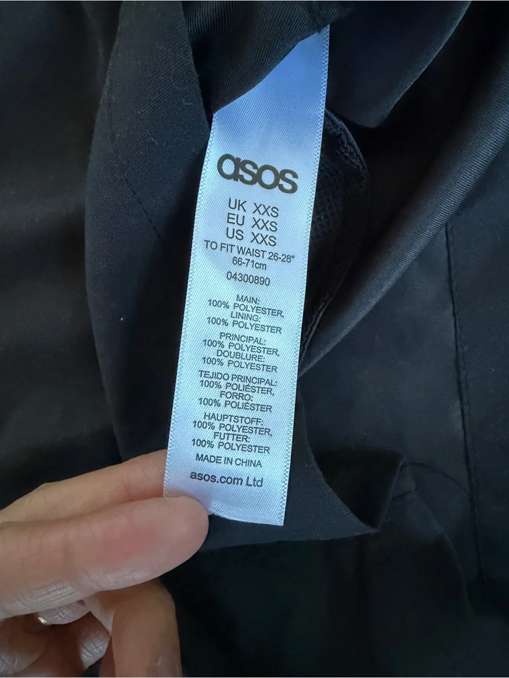 ASOS never worn